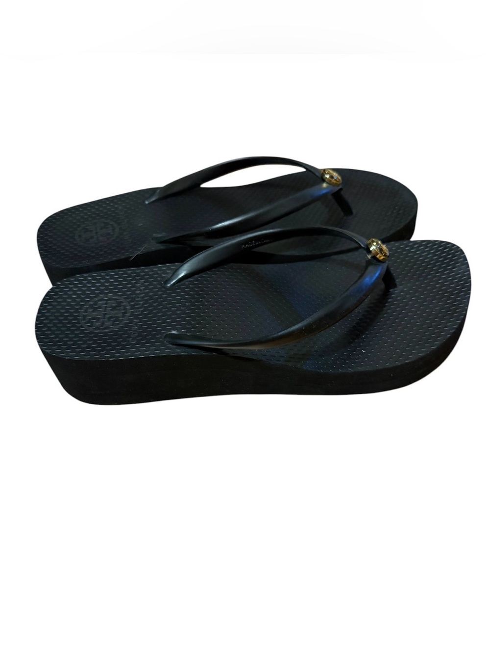 Tory Burch wedge flip flops - Picture 3 of 9